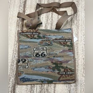Route 66 Themed Tote Bag